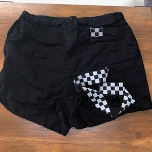 Checkered shorts